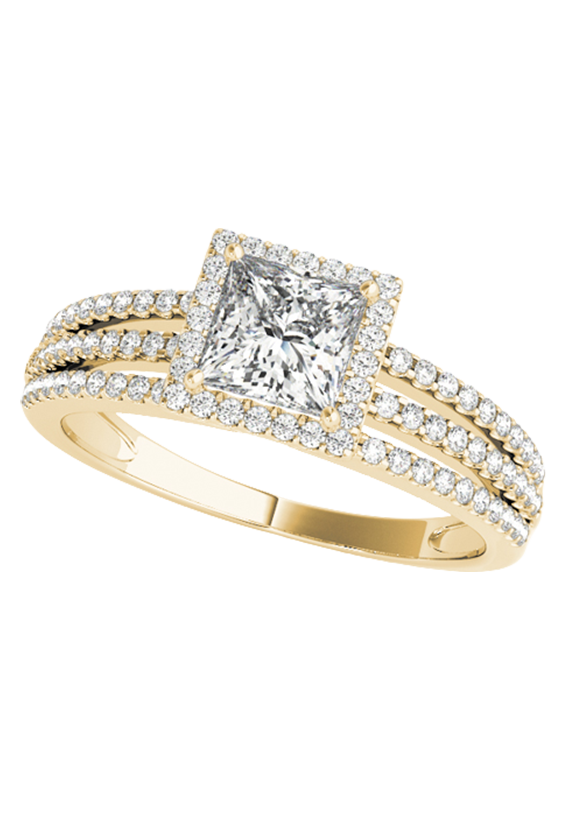 ENGAGEMENT RINGS HALO SQUARE & CUSHION