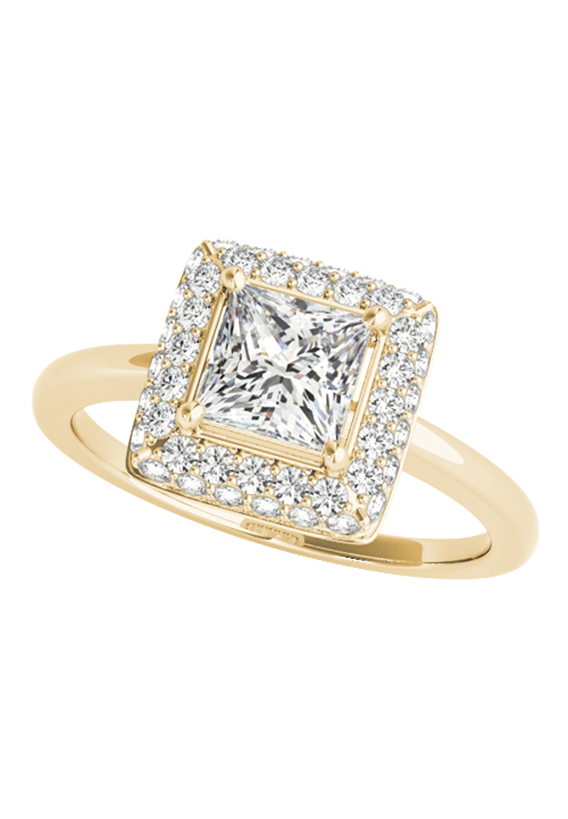 ENGAGEMENT RINGS HALO SQUARE & CUSHION