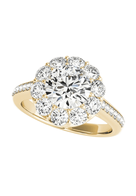ENGAGEMENT RINGS HALO ROUND