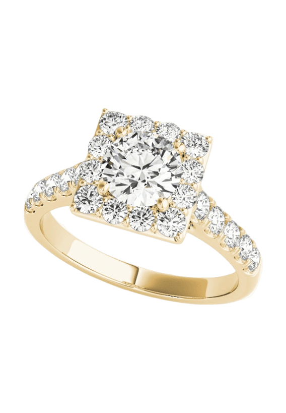 ENGAGEMENT RINGS HALO ROUND