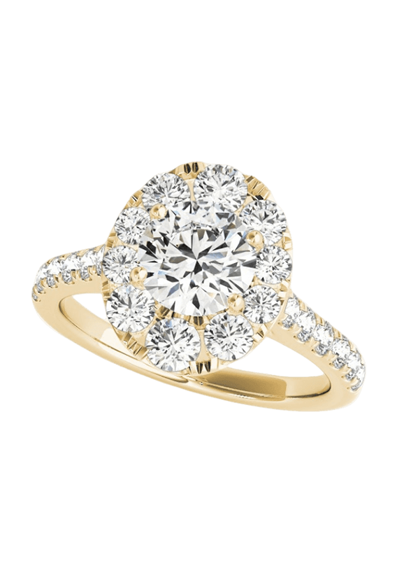 ENGAGEMENT RINGS HALO ROUND