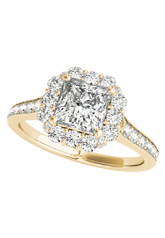 ENGAGEMENT RINGS HALO SQUARE & CUSHION