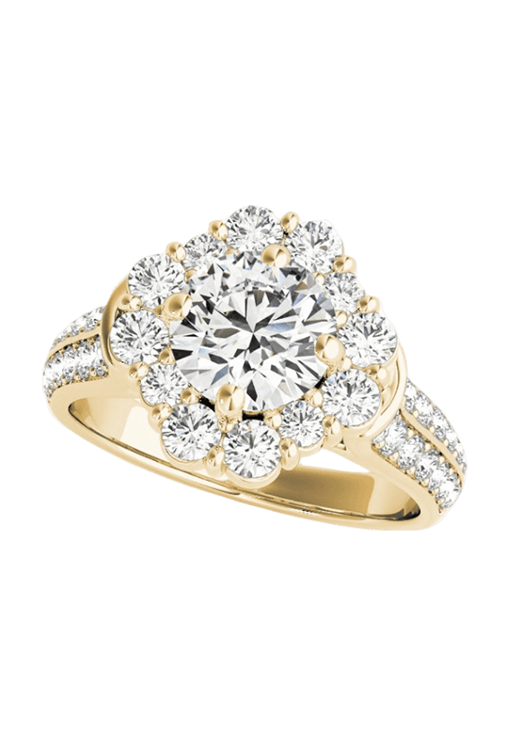 ENGAGEMENT RINGS HALO ROUND
