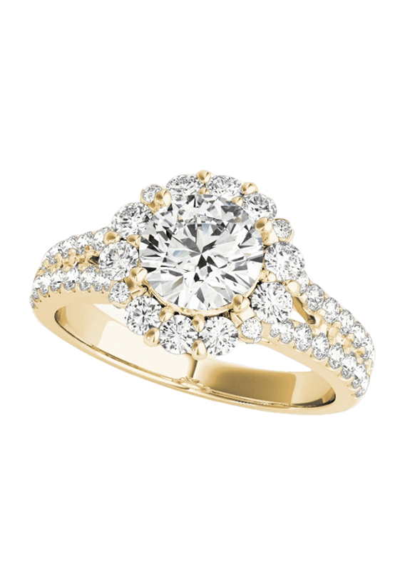 ENGAGEMENT RINGS HALO ROUND