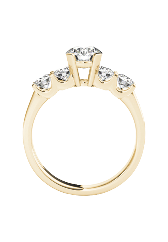 ENGAGEMENT RINGS SINGLE ROW PRONG SET