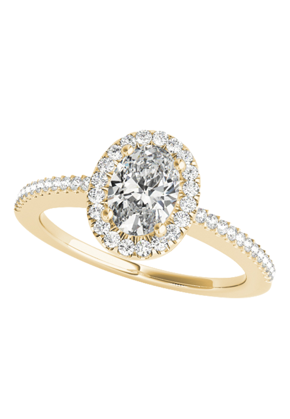 ENGAGEMENT RINGS HALO OVAL