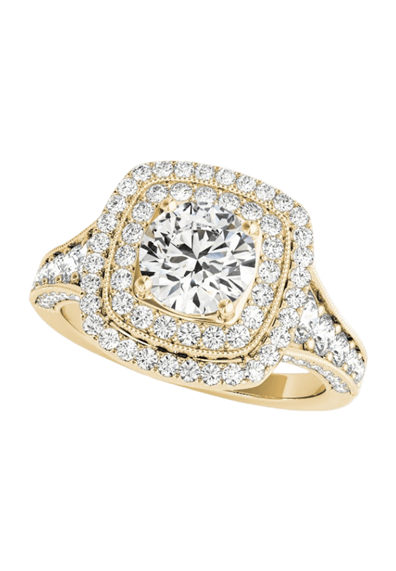 ENGAGEMENT RINGS HALO ROUND