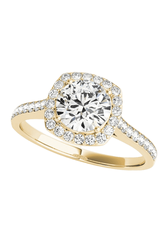 ENGAGEMENT RINGS HALO ROUND