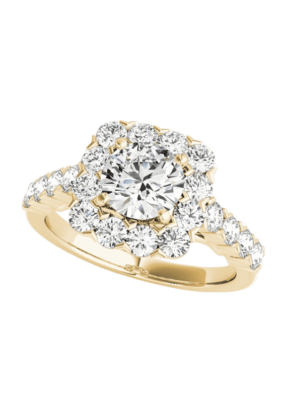 ENGAGEMENT RINGS HALO ROUND