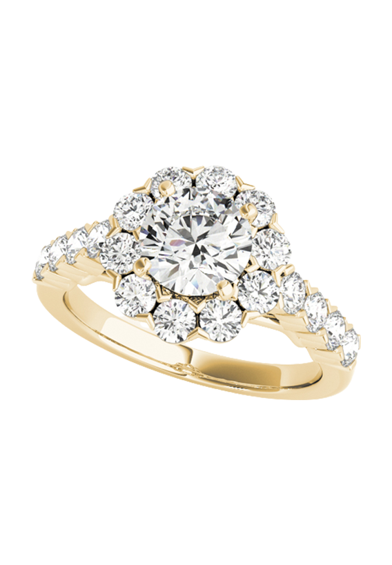 ENGAGEMENT RINGS HALO ROUND