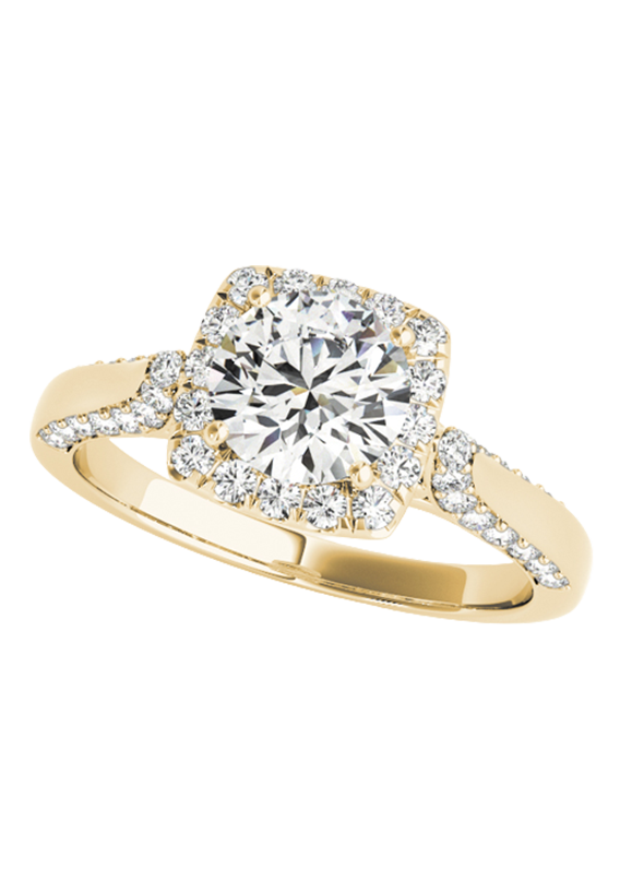 ENGAGEMENT RINGS HALO ROUND