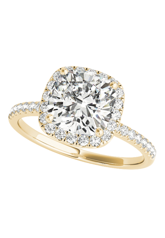ENGAGEMENT RINGS HALO SQUARE & CUSHION