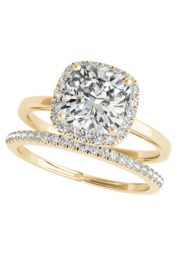 ENGAGEMENT RINGS HALO SQUARE & CUSHION