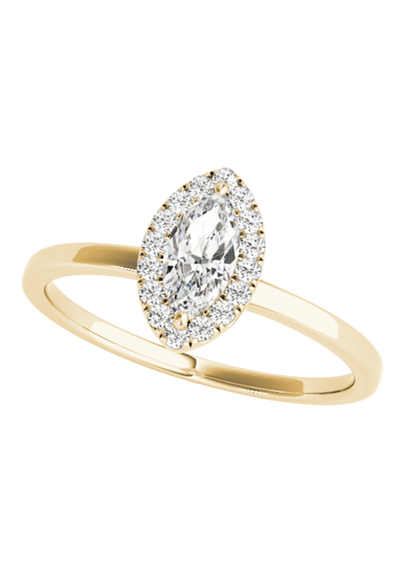 ENGAGEMENT RINGS HALO MARQUISE