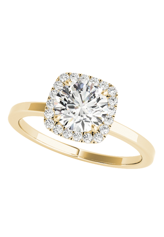 ENGAGEMENT RINGS HALO ROUND