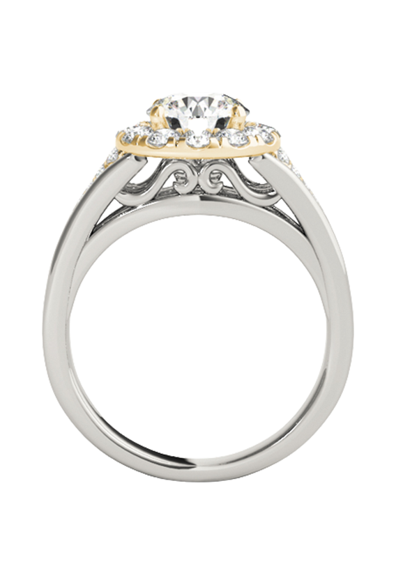 ROUND HALO ENGAGEMENT RING