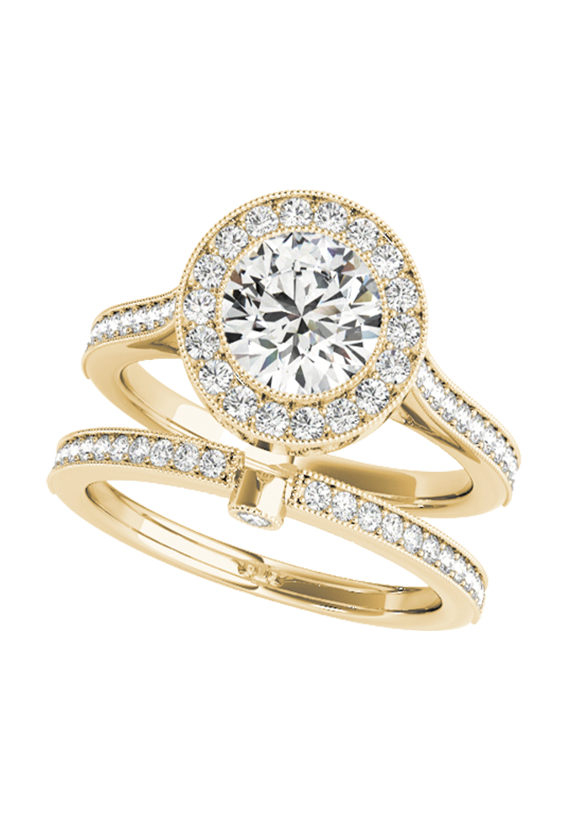 ENGAGEMENT RINGS HALO ROUND