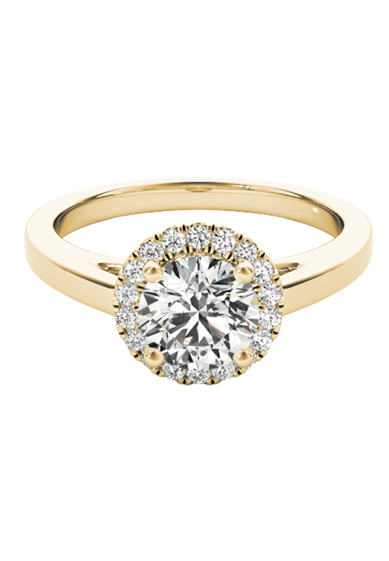 ROUND HALO ENGAGEMENT RING