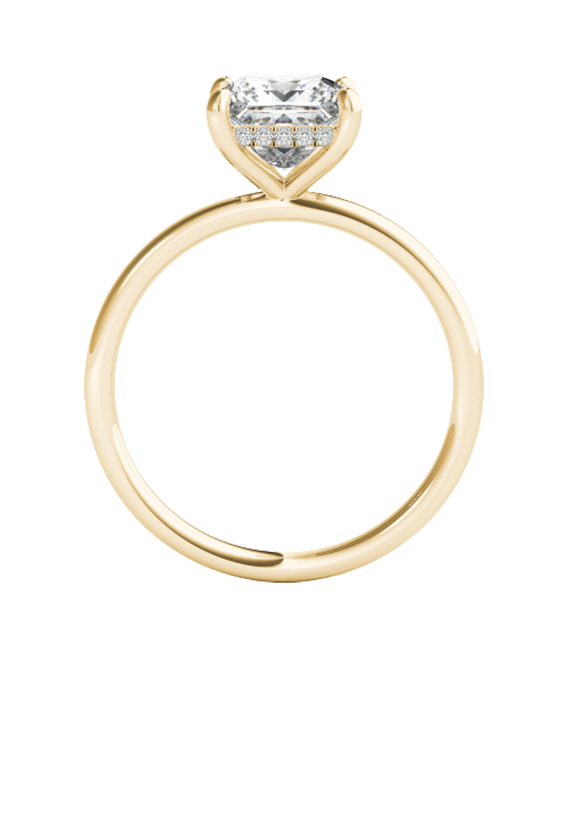 ENGAGEMENT RING PRINCESS CUT CENTER