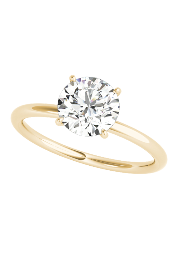ENGAGEMENT RING ROUND CENTER