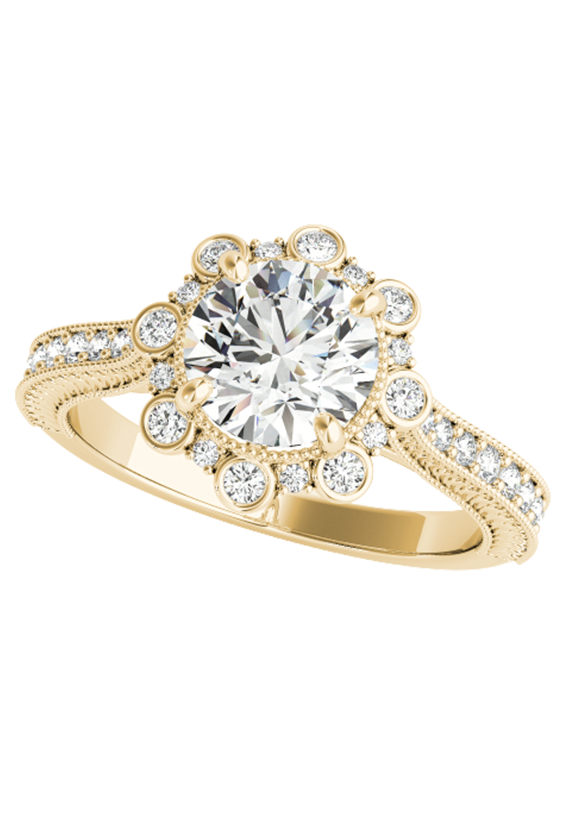 ENGAGEMENT RINGS HALO