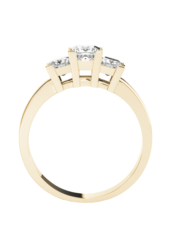 ENGAGEMENT RINGS 3 STONE PRINCESS