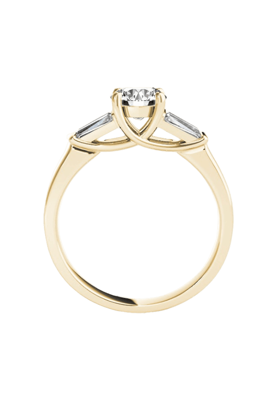 ENGAGEMENT RINGS FANCY SHAPE BAGUETTE REMOUNTS