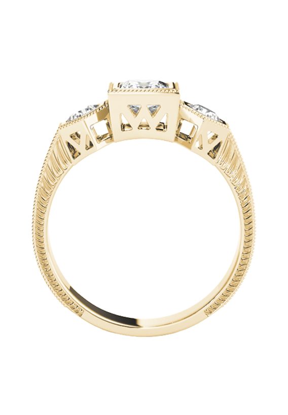 ENGAGEMENT RINGS 3 STONE PRINCESS
