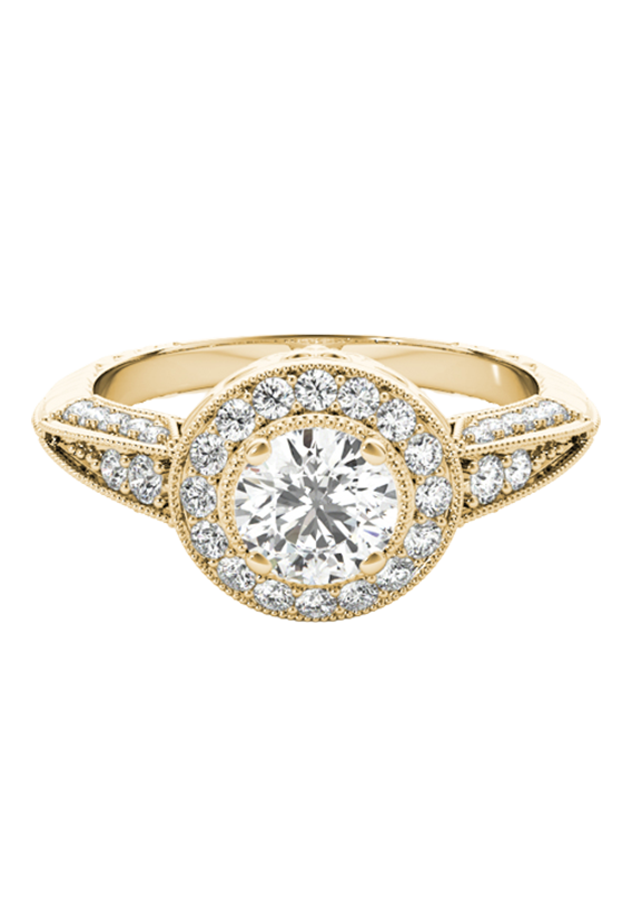 ENGAGEMENT RINGS HALO ROUND
