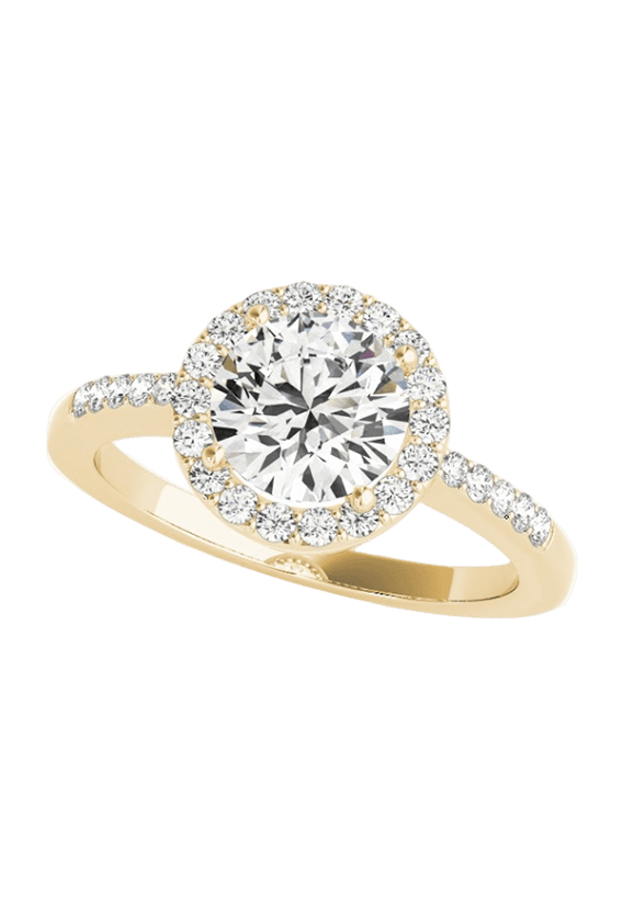 ENGAGEMENT RINGS HALO ROUND