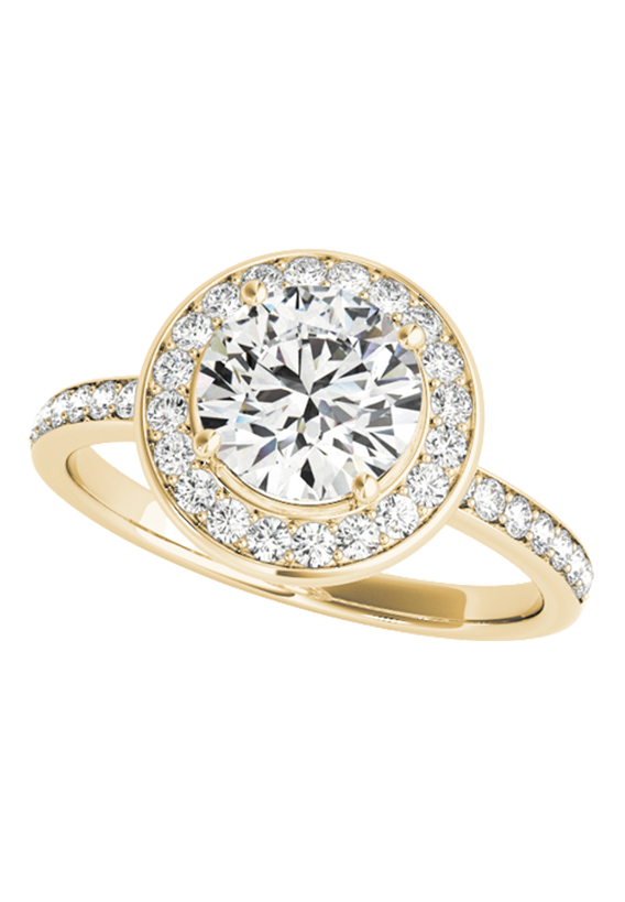 ENGAGEMENT RINGS HALO ROUND