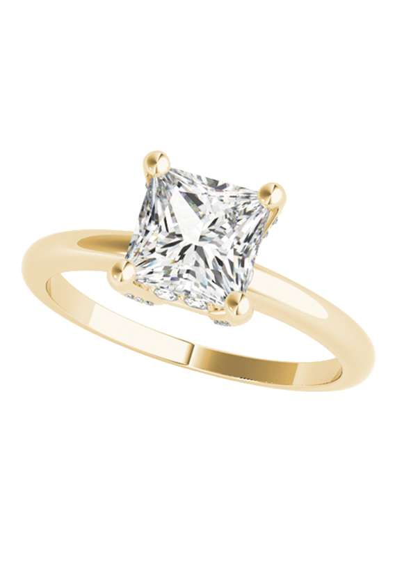 ENGAGEMENT RINGS SOLITAIRES PRINCESS