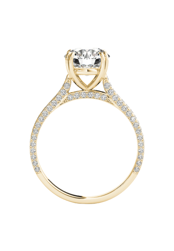 ENGAGEMENT RINGS SINGLE ROW PRONG SET