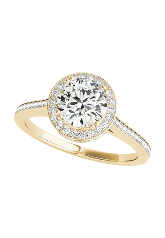 ENGAGEMENT RINGS HALO ROUND