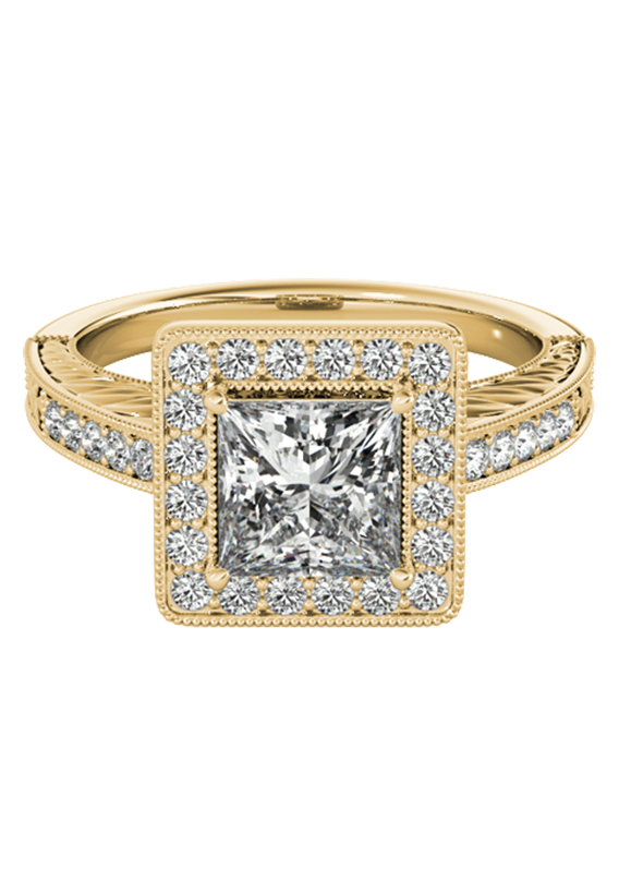 ENGAGEMENT RINGS HALO SQUARE & CUSHION