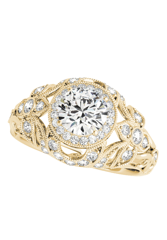 ENGAGEMENT RINGS HALO ROUND