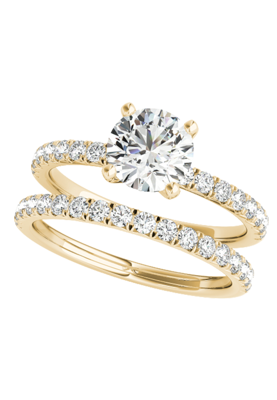 ENGAGEMENT RINGS ROUND CENTER