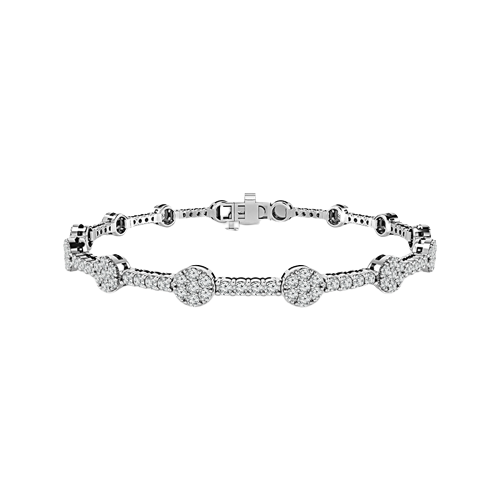 Ladies Diamond Flexible Bangle 2.00 Carats
