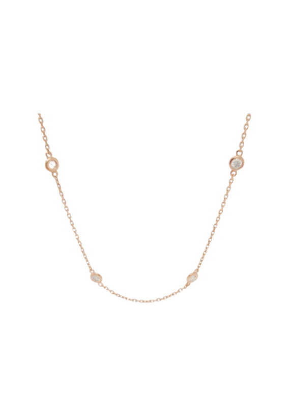Ladies Diamond By The Yard Necklace 1.00 Carats