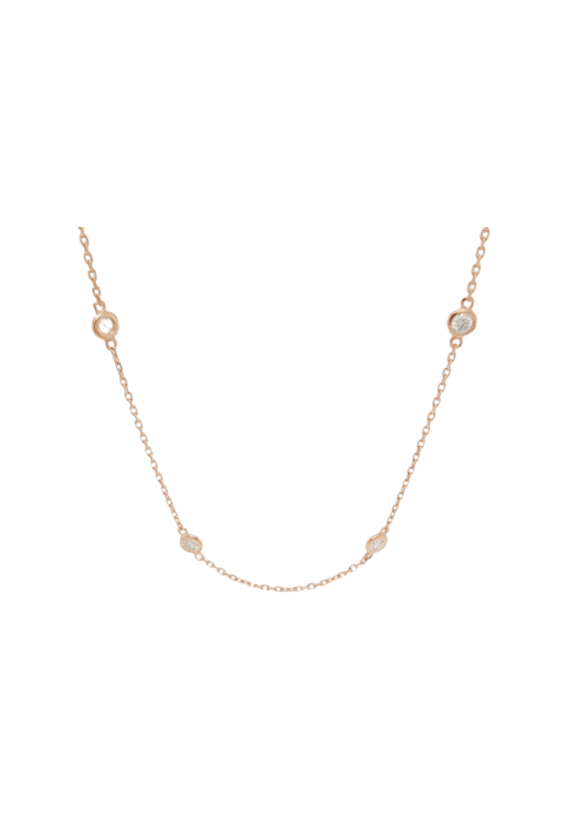 Ladies Diamond By The Yard Necklace 2.00 Carats