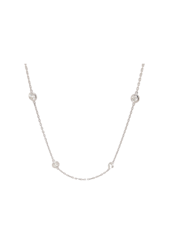 Ladies Diamond By The Yard Necklace 2.00 Carats