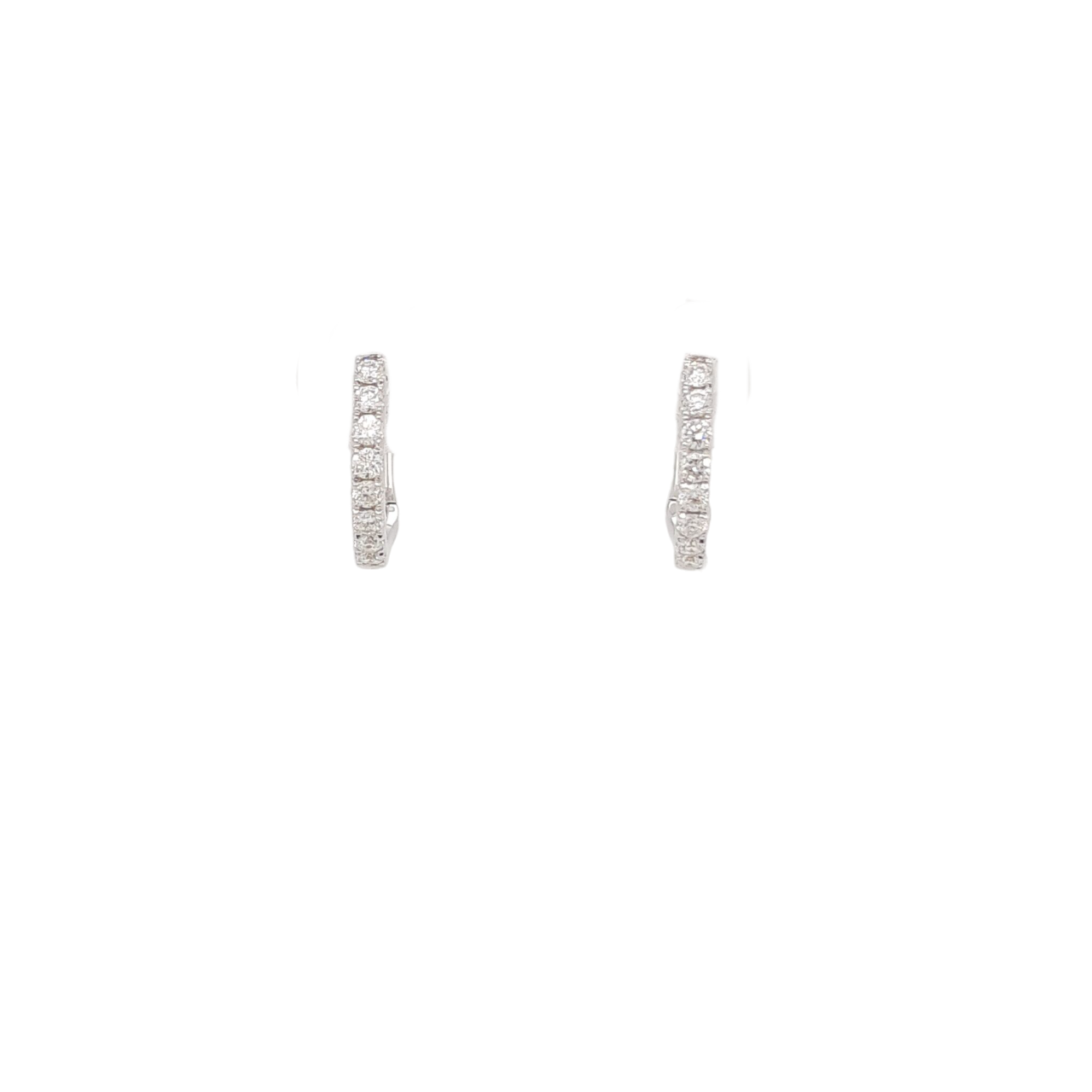 Ladies Diamond Huggy Earrings 0.25 Carats