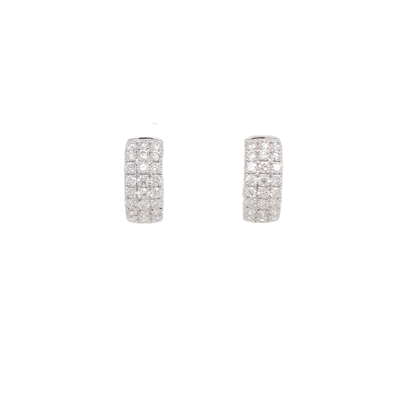 Ladies Diamond Huggy Earrings 1.00 Carats