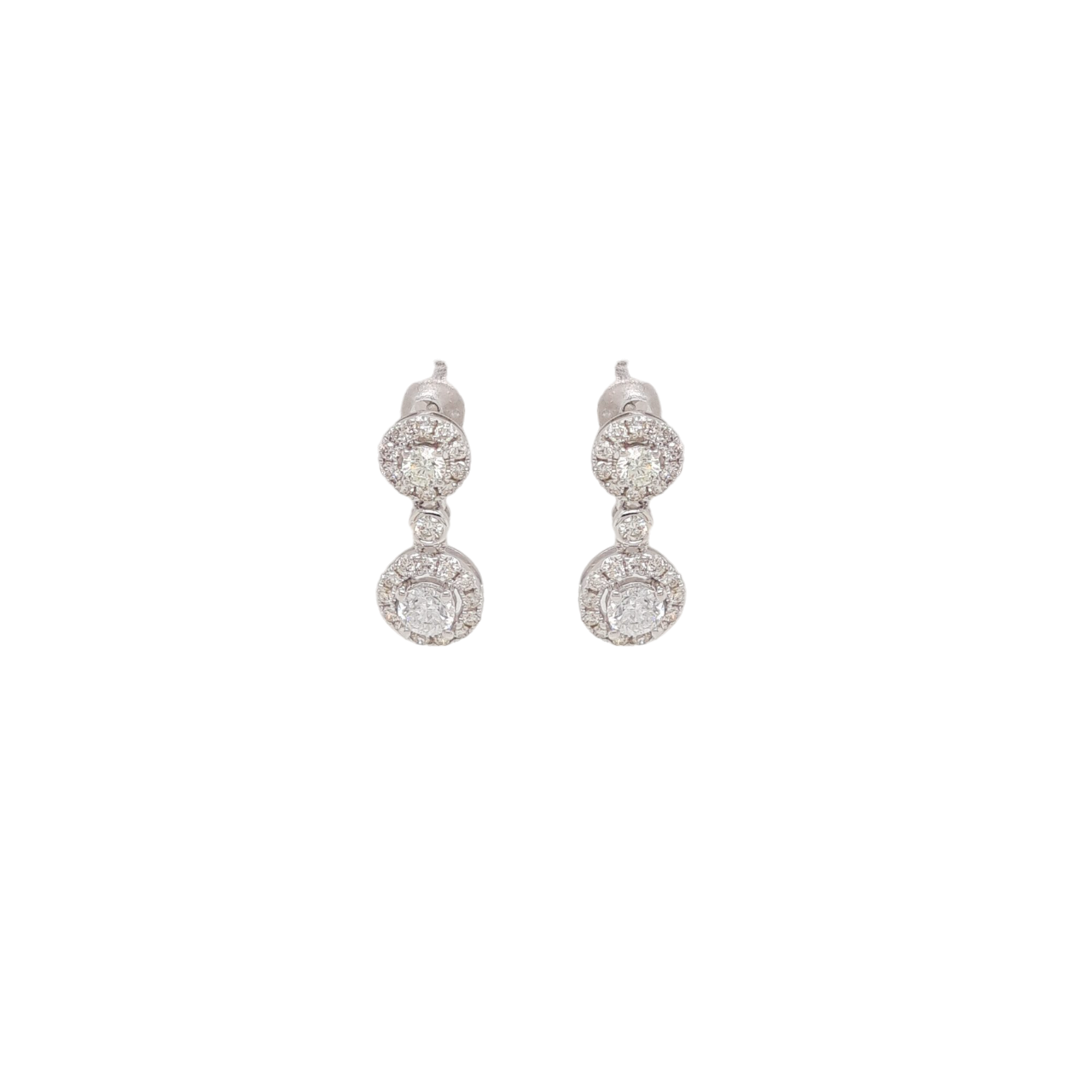 Ladies Diamond Earrings 1.10 Carats