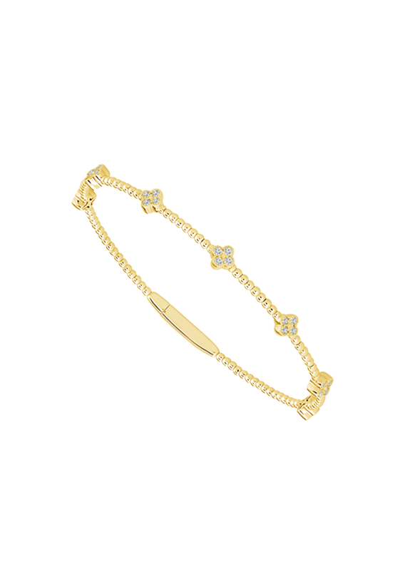 Ladies Diamond Flexible Bangle 0.40 Carats