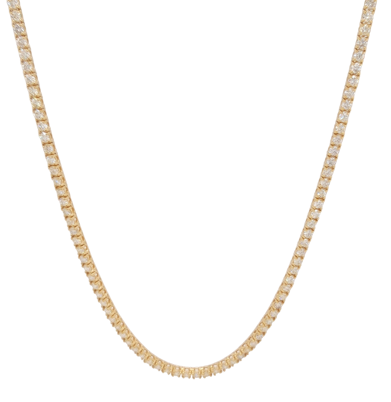 Ladies Diamond Tennis Necklace 7.00 Carats