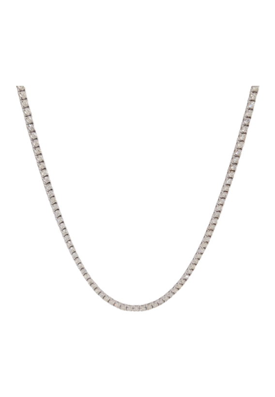 Ladies Diamond Tennis Necklace 3.00 Carats