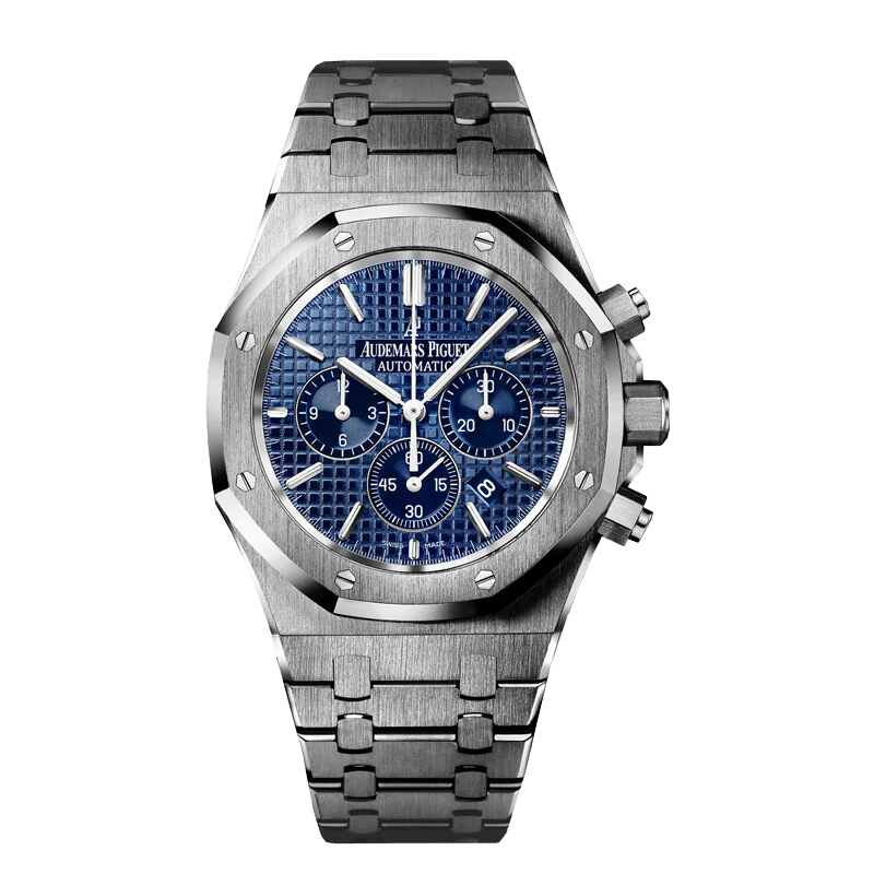 Audemars piguet royal oak chrono blue dial hotsell