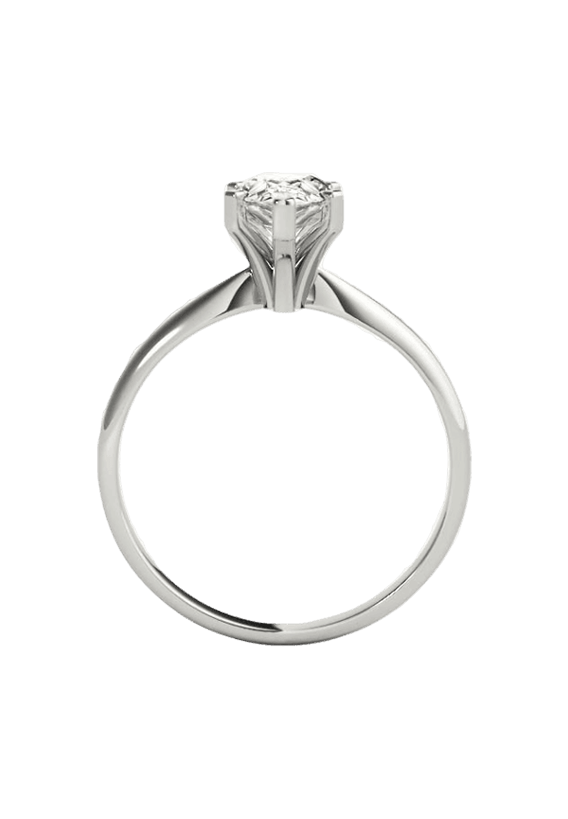 PEAR SOLITAIRES .65CT