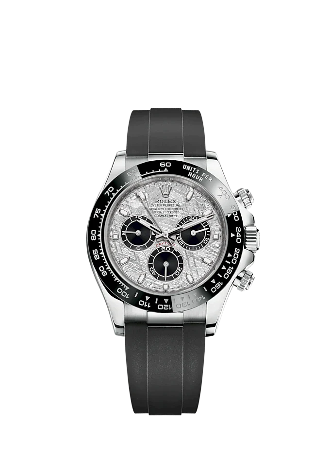 Cosmograph Daytona 40MM Oysterflex Bracelet 18 CT White Gold With Stee TPT Timepiece Trading